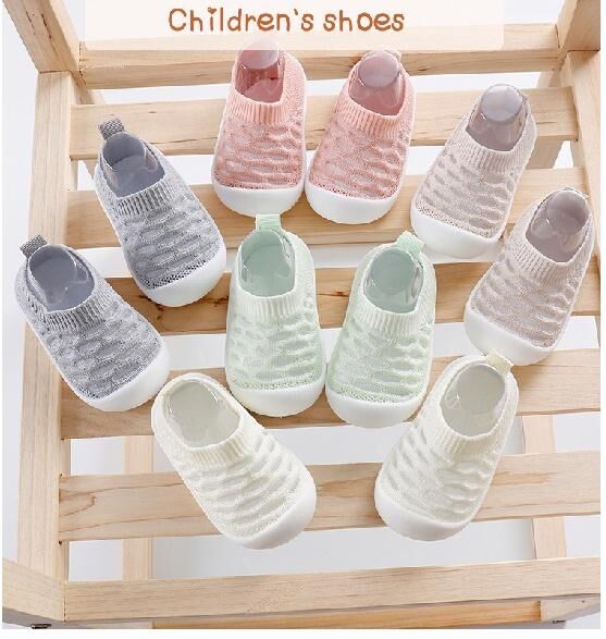 Spring summer chidren s walking shoes girls boys breathable soft bottom pre walker shoesshosoesh