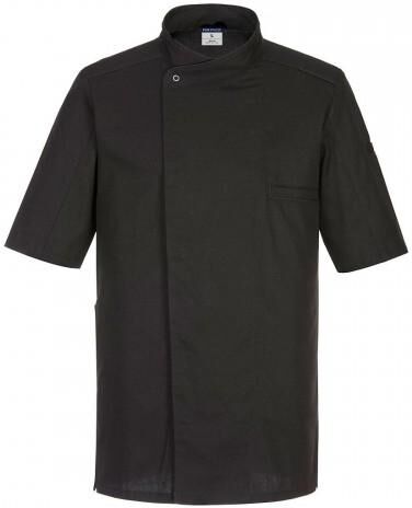 Portwest Mens Surrey Short-Sleeved Chef Jacket