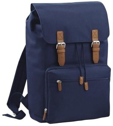 Bagbase Heritage Laptop Backpack Bag (Up To 17inch Laptop) (Pack of 2)