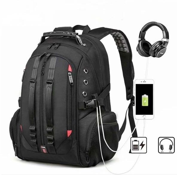 Bange Advanced Travelling BagDurable Travel Computer Backpack avec port USB Earphone Hole Waterproof