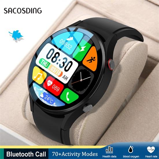 2023 Smart Watch Men IPS Display Custom Dial Voice Calling Health Monitor 70 + Sports Modes Waterproof Smartwatch For Men IP68