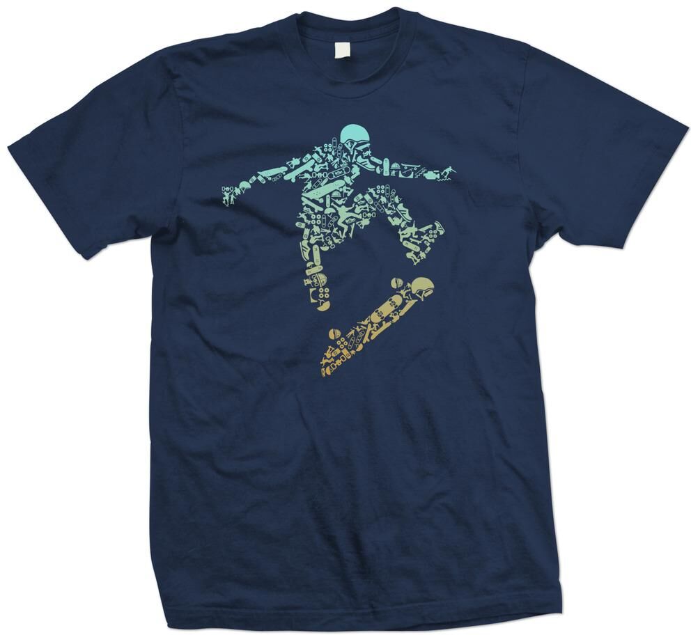 Skater Camiseta Skate Skateboard Camisa Options de T-shirt unisexe