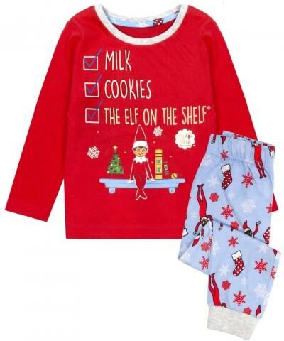 The Elf on the Shelf Childrens/Kids Christmas Long Pyjama Set