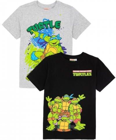 Teenage Mutant Ninja Turtles Childrens/Kids T-Shirt (Pack of 2)