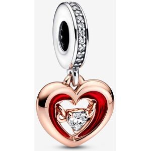 Pandora Charm pendentif coeur bicolore 782450C01 - Publicité