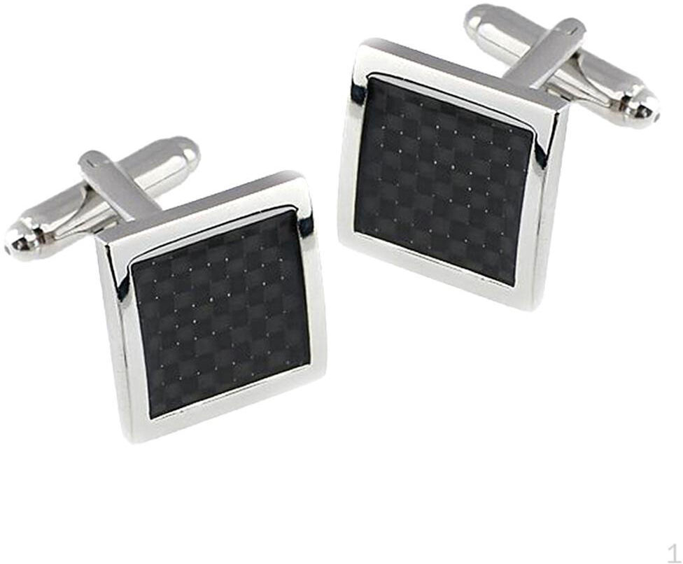 Mens Brass Cufflinks Rectangle Polished Finish Wedding Groom Male Gifts