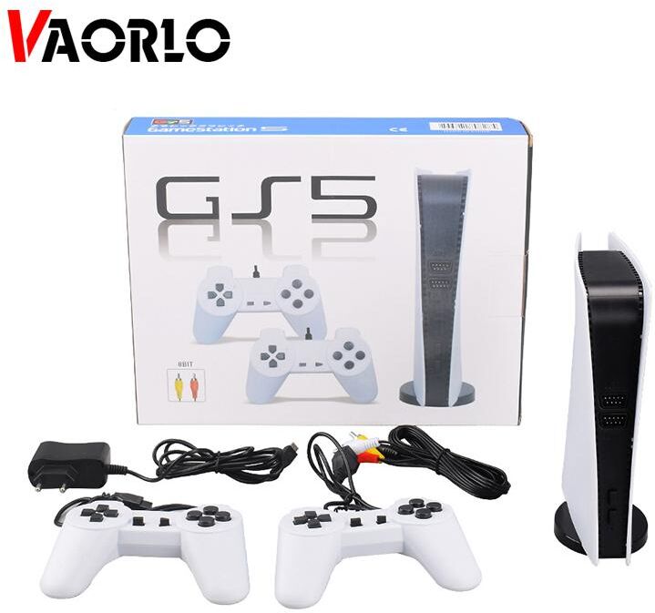 VAORLO Game Station 5 Console de jeu vidéo avec 200 jeux classiques 8 bits TV Consola rétro portable enfants USB filaire lecteur de jeu sortie AV