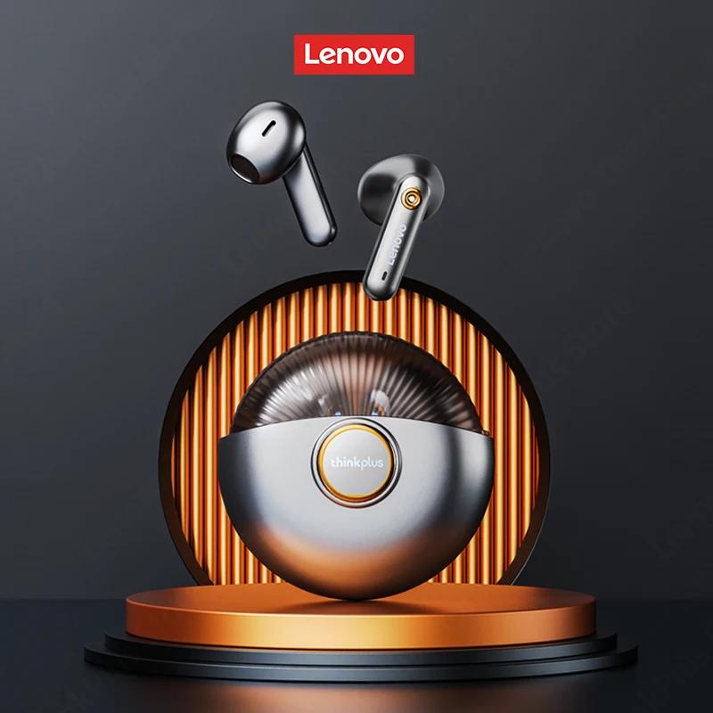 Original Lenovo T60 Earphones Bluetooth 5.3 True Wireless Headphones with Mic Earbuds Sports Noise Reduction Gaming Headset 2023