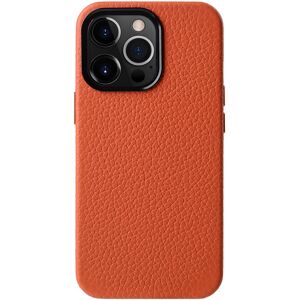 Étui de téléphone de luxe en cuir véritable de qualité supérieure pour iPhone 14 15 Pro Max Plus IPhone15 chargeur sans fil magnétique MagSafe peau de vache naturelle - Publicité