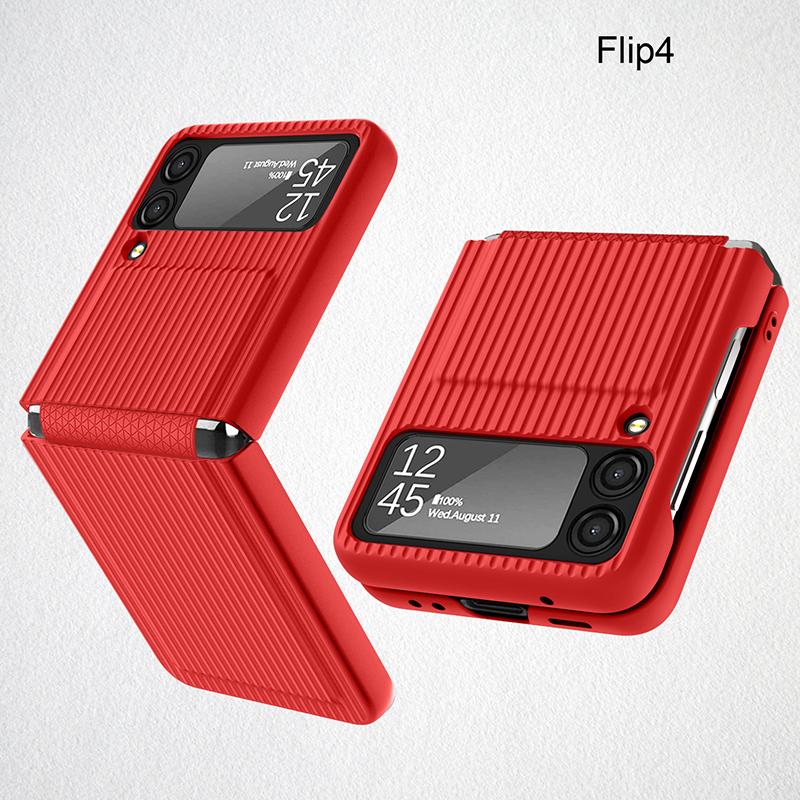 Z Flip 3 housse de Protection de téléphone pour Samsung Z Flip 4 Zflip3 Flip4 valise antichoc avec charnière pour Galaxy Z Flip 3 étuis