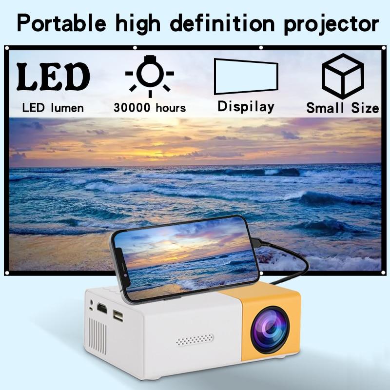 Mini projecteur YG300 Pro LED pris en charge 1080P Full HD télévision Portable projecteur Audio HDMI USB projecteur vidéo de film en plein air