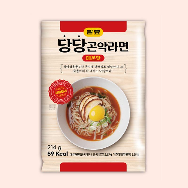 DANG DANG Ramen de Konjac diététique fermenté coréen (59 Kcal) Régime faible en calories, saveur épicée (3 Options)