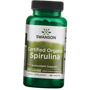 Spiruline biologique, Spiruline biologique certifiée, Swanson 180tab (71280010) - Publicité