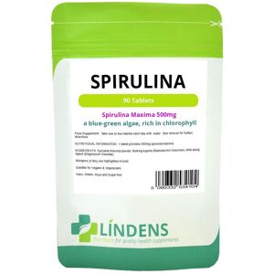 Lindens Spiruline 500mg 3-Pack 270 Comprimés Acides Aminés d Algues Bleu-Vert Bio - Publicité