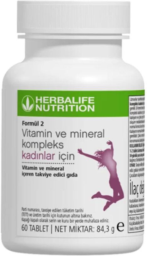 Herbalife Women s Vitamin Formula 2 Complexe de vitamines et de minéraux 60 comprimés (84,3g)