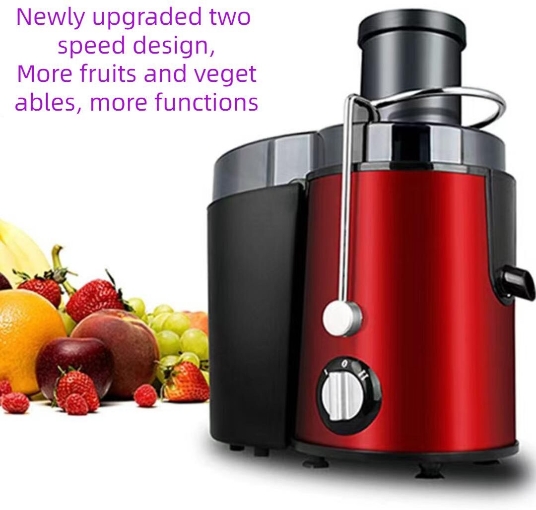 Juicer.Machines de presse-agrumes à goulotte d alimentation de 3  de large pour fruits et légumes entiers, extracteur de jus à double vitesse à haut rendement de jus avec acier inoxydable 304,