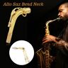 Saxophone Alto Sax Bend Neck Laiton 24,5 mm avec Saxophone à graisse de liège
