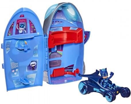 PJ Masks Coffret de jeu Héros masqués - Quartier général fusée 2-en-1