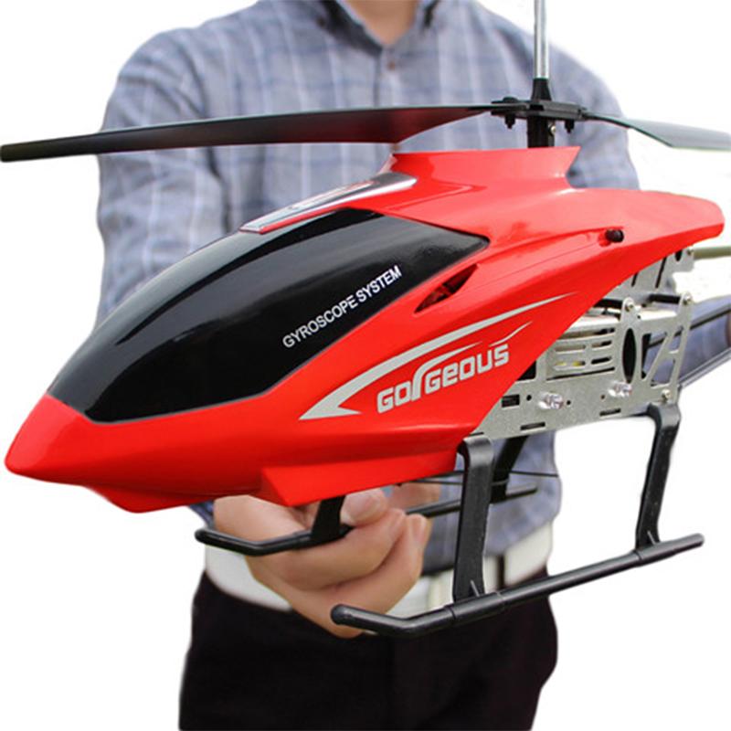 Hélicoptère télécommandé Extra Large 3,5 ch 80cm, hélicoptère jouet à chargement Durable, modèle de Drone UAV, avion d extérieur