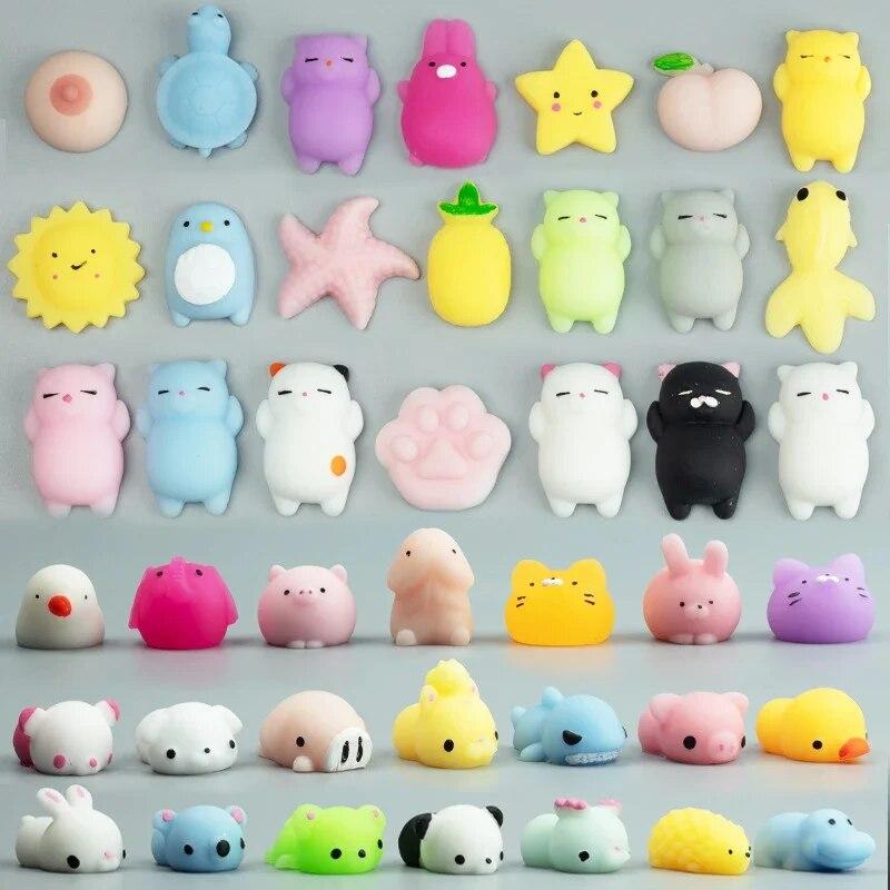 Ovly Kawaii Squishies Mochi jouet à presser mignon Animal balle anti-Stress Squishy Fidget collant Stress drôle étranger jouets enfants cadeau