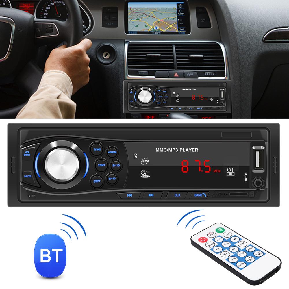 USB/SD/AUX-IN contrôle 1Din Bluetooth voiture lecteur MP3 Auto FM stéréo Audio Radio accessoires de voiture