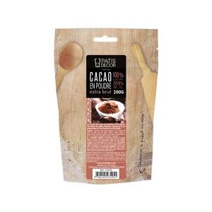 PATISDECOR Cacao en poudre extra brut Patisdécor 200 g - Publicité