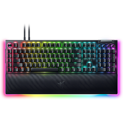 Razer BlackWidow V4 Pro - Mechanical Gaming Keyboard (Green Switch) - Publicité Razer BlackWidow V4 Pro - Mechanical Gaming Keyboard (Green Switch) - Publicité