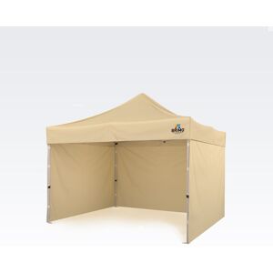 BRIMO Tonnelle pliante 3x3m Gratuit : 3pc parois pleines, 8 sardines de tente et housse de protection + Garantie de 5 ans!