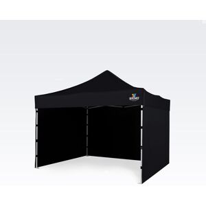 BRIMO Tonnelle pliante 3x3m Gratuit : 3pc parois pleines, 8 sardines de tente et housse de protection + Garantie de 5 ans!