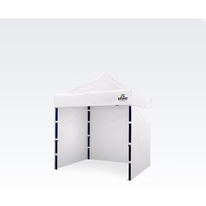 BRIMO Tentes de fete 2x2m Gratuit : 3pc parois pleines, 8 sardines de tente et housse de protection + Garantie de 5 ans ! blanc