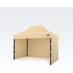 BRIMO Tentes pliants 2x3m Gratuit : 3pc parois pleines, 8 sardines de tente et housse de protection + Garantie de 5 ans! beige