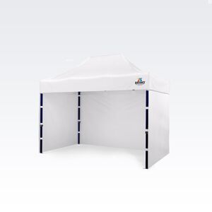 BRIMO Tentes pliants 2x3m Gratuit : 3pc parois pleines, 8 sardines de tente et housse de protection + Garantie de 5 ans! blanc