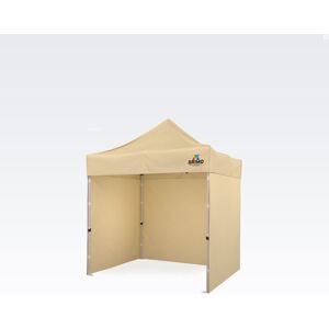 BRIMO Tente pliante 2x2m Gratuit : 3pc parois pleines, 8 sardines de tente et housse de protection + Garantie de 5 ans! beige