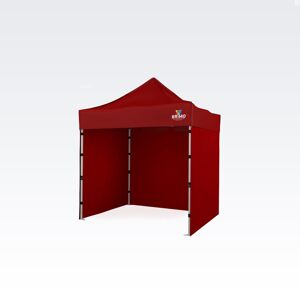 BRIMO Tente pliante 2x2m Gratuit : 3pc parois pleines, 8 sardines de tente et housse de protection + Garantie de 5 ans! rouge