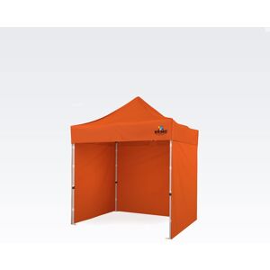 BRIMO Tente pliante 2x2m Gratuit : 3pc parois pleines, 8 sardines de tente et housse de protection + Garantie de 5 ans! orange