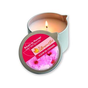 Les Bougies du Sud Bougie de massage Fleur de Cerisier Les Bougies du Sud 160g