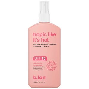 B.tan Huile de bronzage Tropic like it's hot SPF15 b.tan 236ML