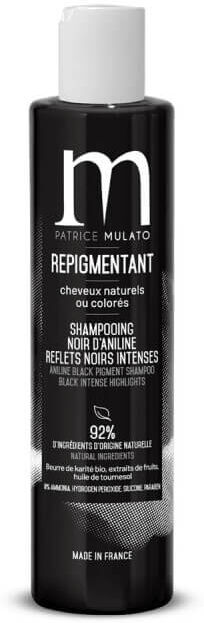 Shampooing repigmentant noir d'aniline Mulato 200ML