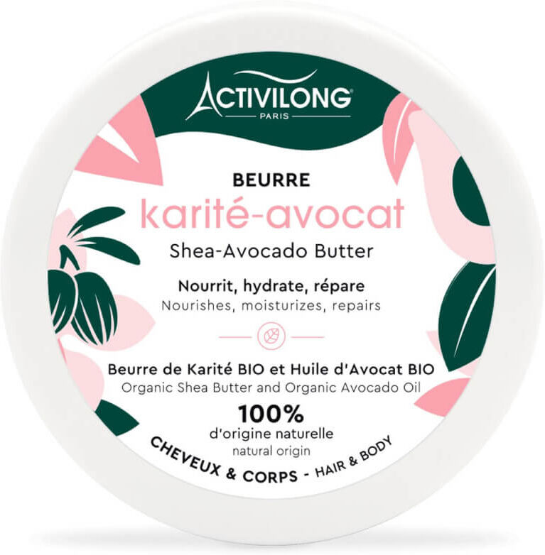 Beurre de karité et avocat bio Activilong 100 ML