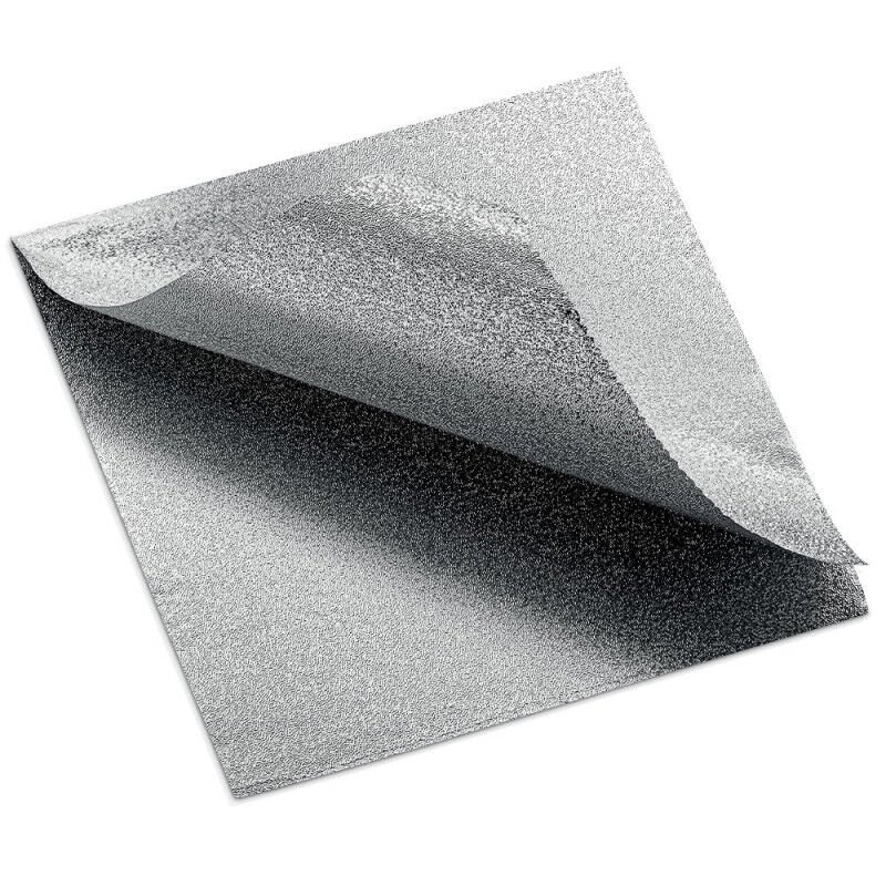 Beauty Coiffure 300 feuilles d'aluminium extra-gaufré argentées 14 microns