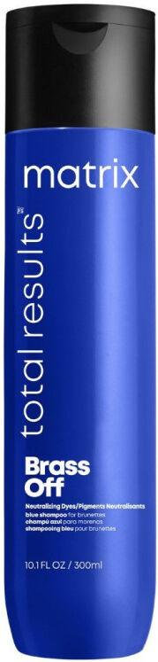 Shampoing Neutralisant de reflets indésirables orangés/cuivrés Brass Off Matrix 300ml