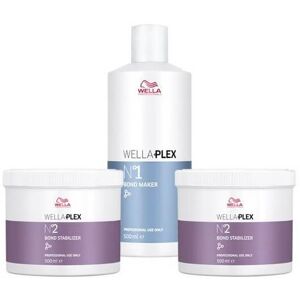 Wella Professionals Wellaplex Kit N°1 Bond Maker + N°2 Stabilizer Wella 3x500ml