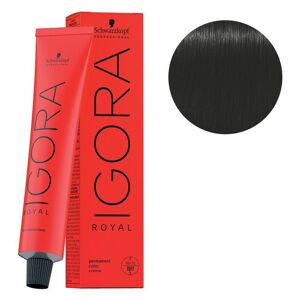Schwarzkopf Coloration Igora Royal 1-0 noir 60ML - Publicité