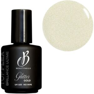 Beauty Nails Gel de finition Top Flex glitter gold BeautyNails 15ML