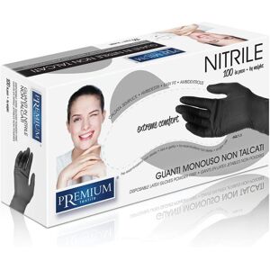 Beauty Coiffure 100 gants nitrile noirs S