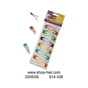 ShopHair Pinces Cheveux Colorées Clips X 12
