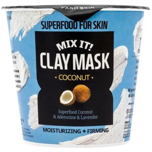 Farm Skin Masque hydratant et raffermissant argile & coco Superfood Farm Skin