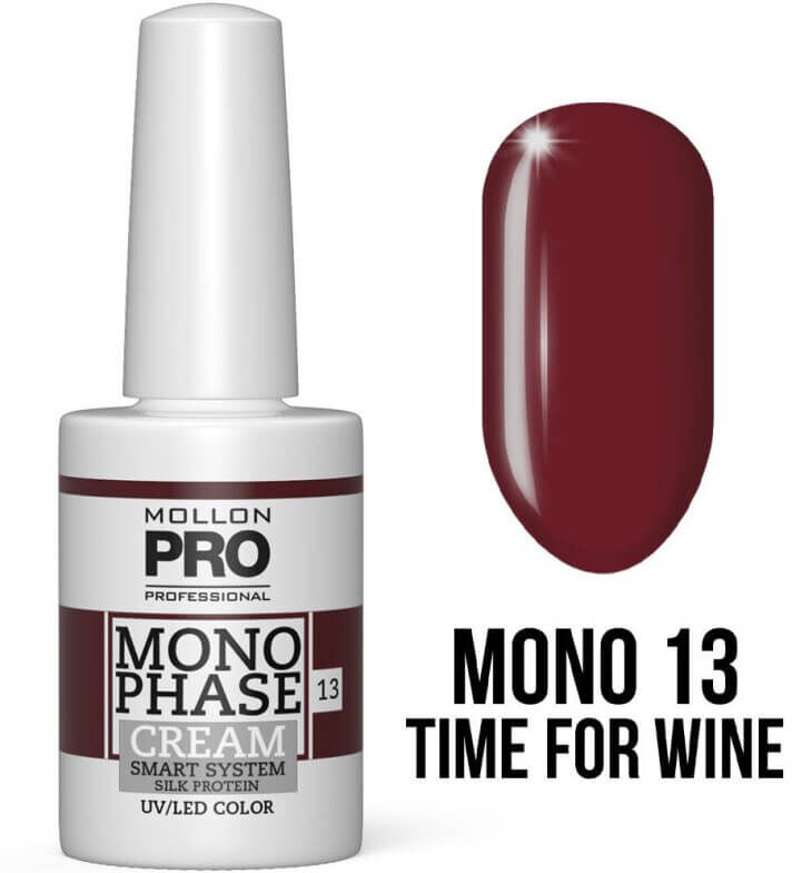 Vernis Monophase n°13 Time for Wine 5-en-1 n°10 uv/led Mollon Pro 10ML