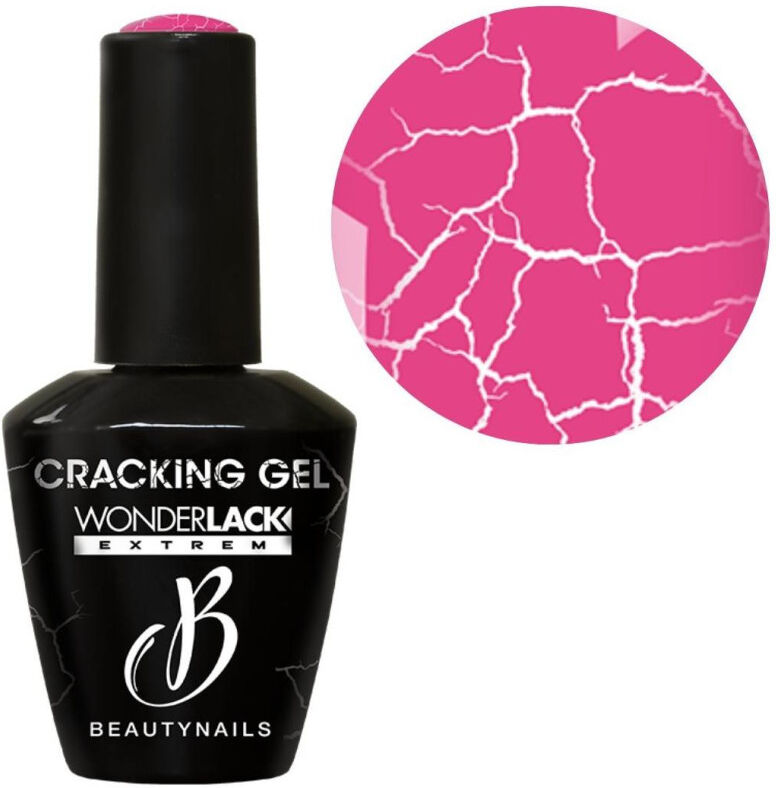 Top coat Cracking gel Pink Wonderlack 12ML Beauty Nails