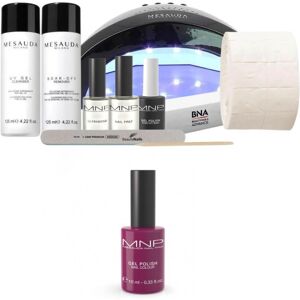 Mesauda Milano Kit complet vernis semi permanent MNP Gel Polish n°19 Fantastic MNP 10ML